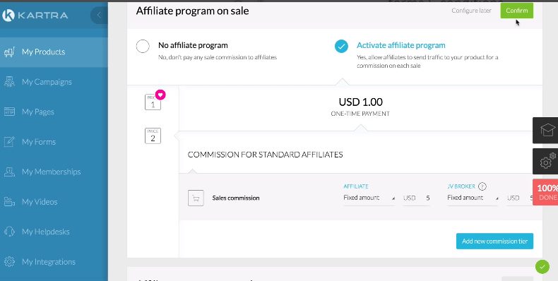 Kartra Affiliates Management