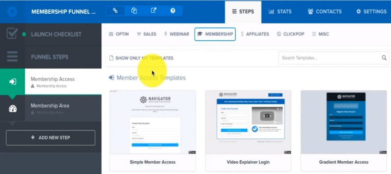 Clickfunnels Membership Site