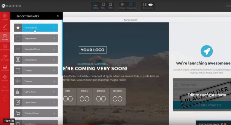 kartra Page Builder