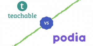 Teachable vs podia