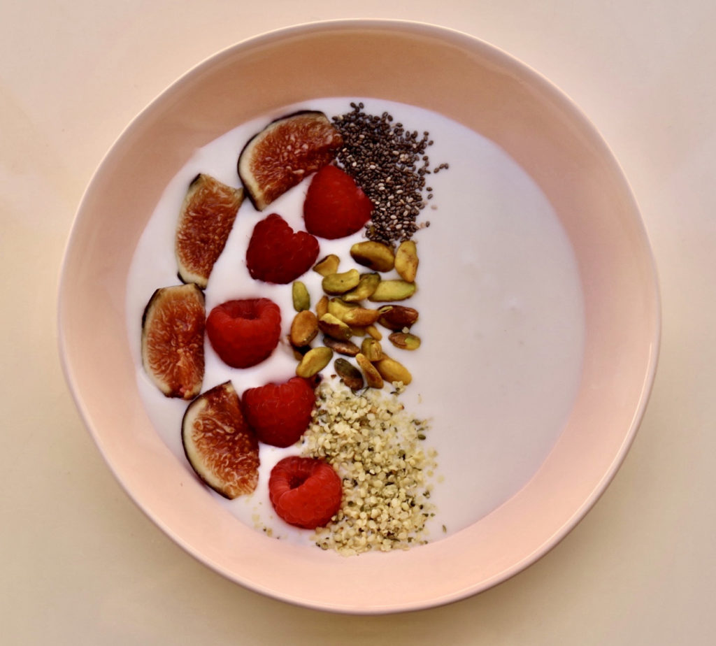 Vegan coconut yogurt