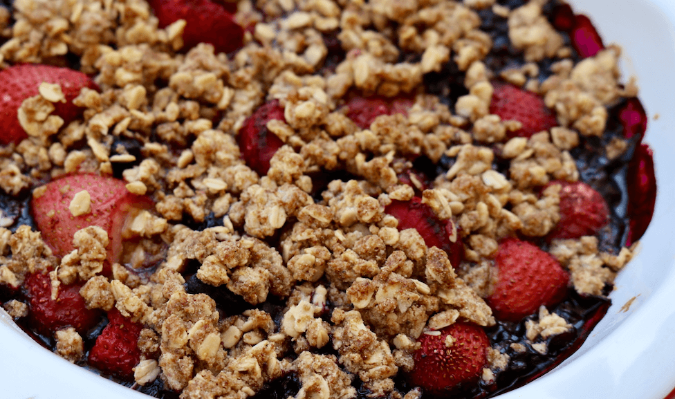 Vegan Gluten-Free Berry Crisp