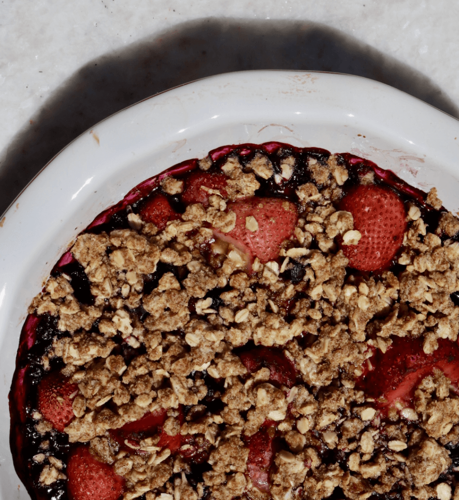 Vegan Berry Crisp