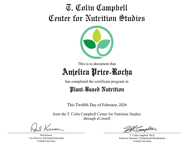 Online Nutrition Certificate Health Coach