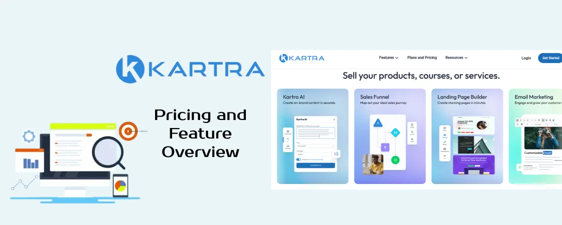 Kartra pricing plans 2025 – Essentials, Starter, Growth, and Professional
