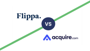 Flippa Vs Acquire.com side by side comparison 2025