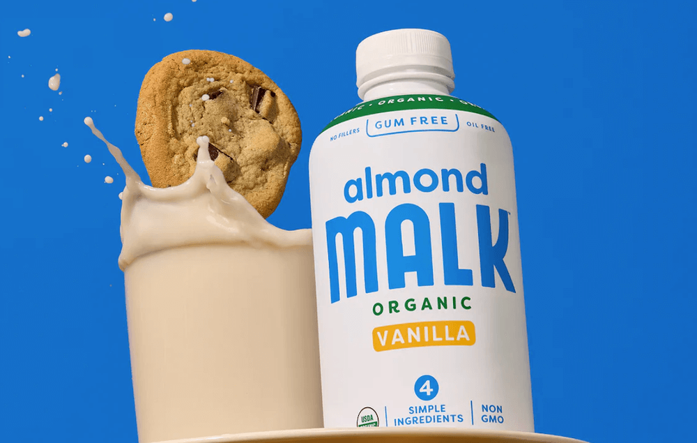 Cleanest Almond Milk Brand with No Gums Oils or Fillers