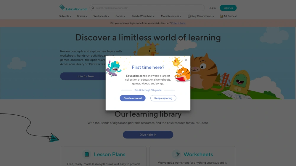 Education dashboard
