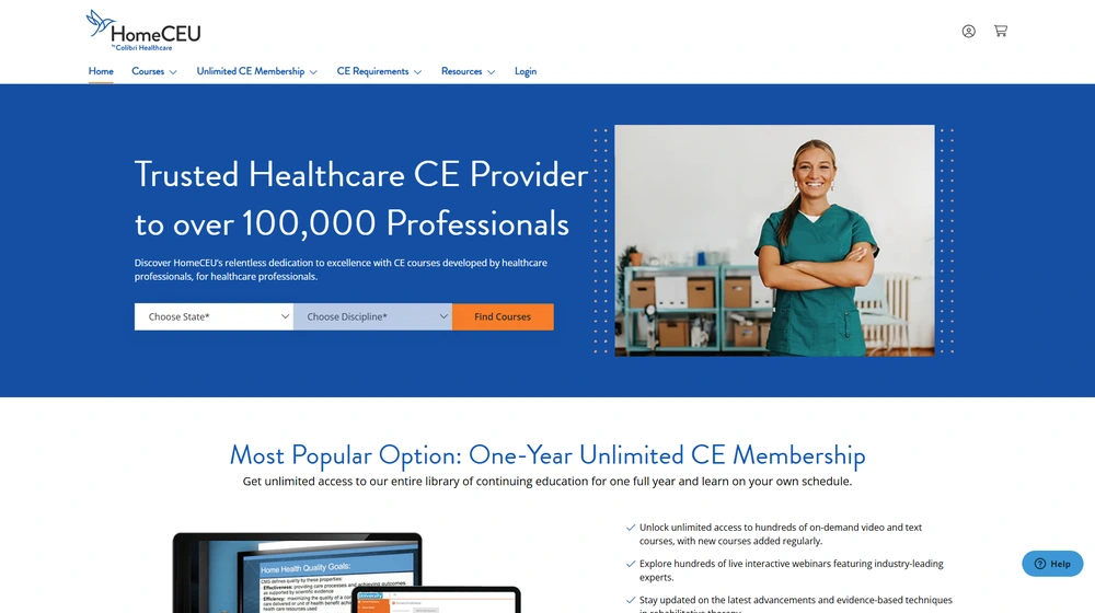 HomeCEU dashboard
